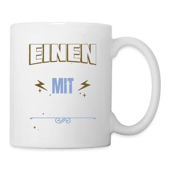 bester humor doggie enkelkind opa haustier - Tasse - Weiß - Rechts