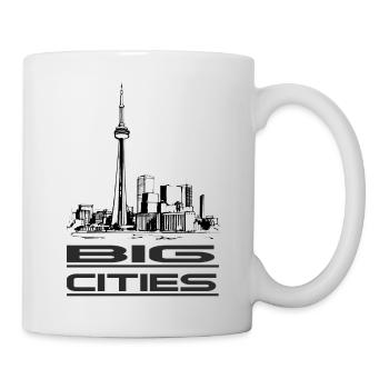 BIG CITIES SKYLINE 4 - Tasse - Weiß - Rechts