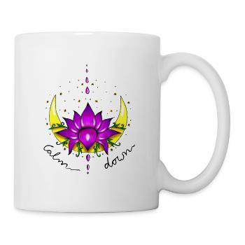 Calm down - Mug - white - Right