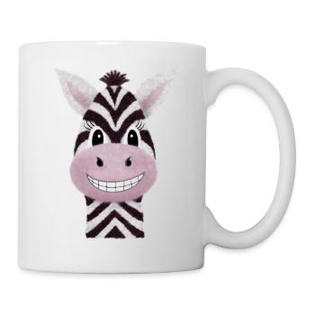 Süßes Zebra - Tasse - Weiß - Rechts