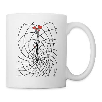 Love liberates - Mug - white - Right