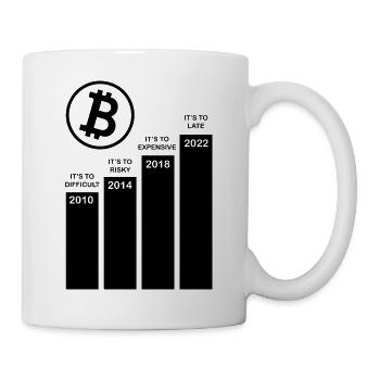 Crypto Bitcoin Trading - Mug blanc - blanc - Droite