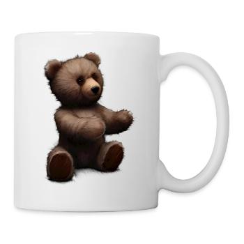 Teddybär - Tasse - Weiß - Rechts