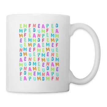 EMMEUNDAMPFE COLORS - Tasse - Weiß - Rechts