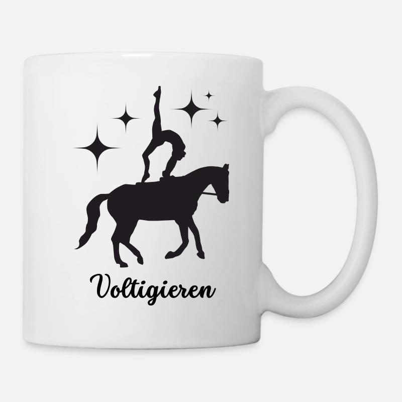 Voltigieren - Tasse - Weiß