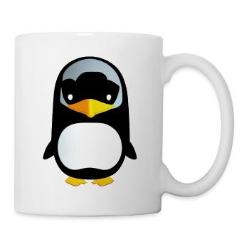 Penguin Cartoon Cute Pengu Animal Funny Comic 12 - Mug - white - Right