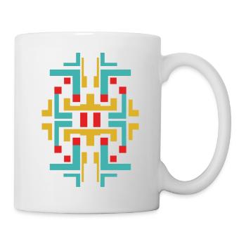 Abstract color art - Mug - white - Right