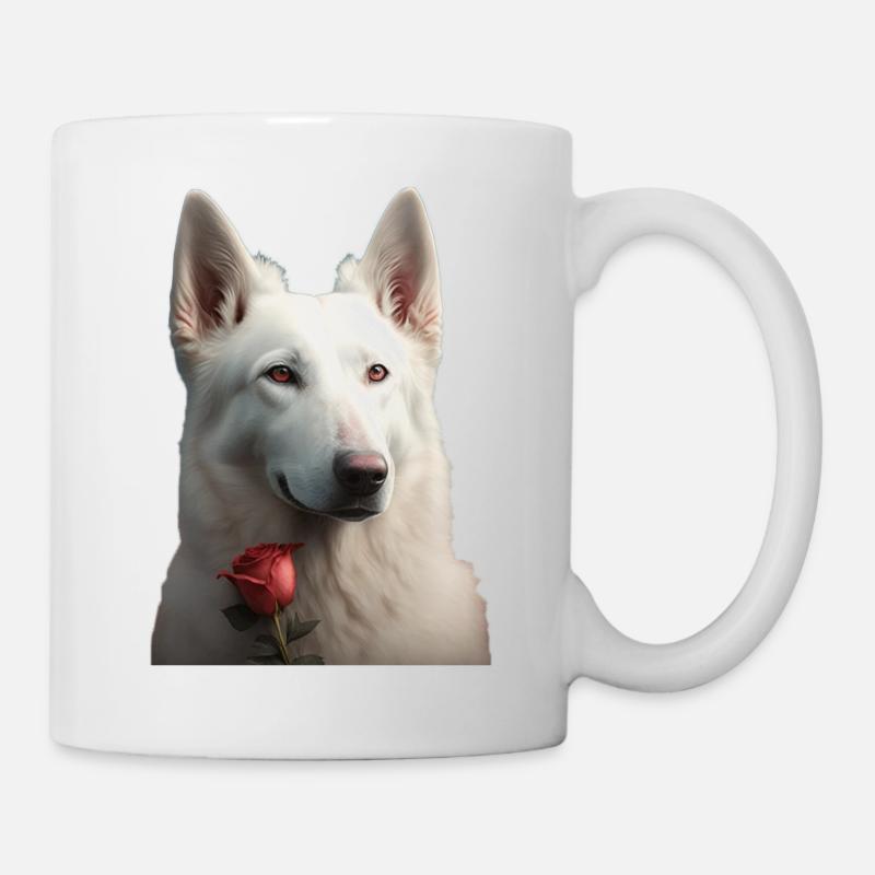 Berger Blanc Saint-Valentin - Mug blanc - blanc