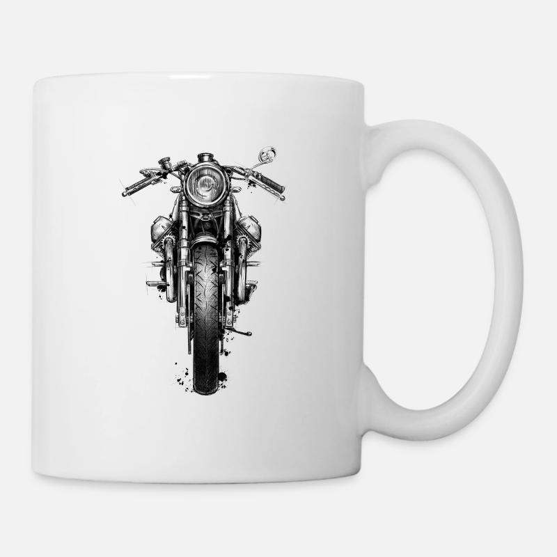 Motocyclette - Mug blanc - blanc