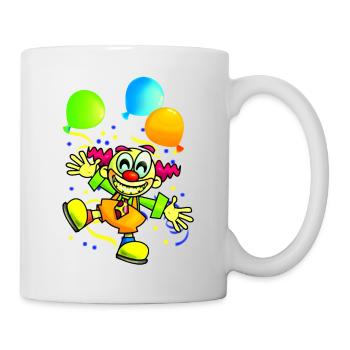 CLOWN Party - Tasse - Weiß - Rechts