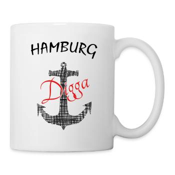 Anker Hamburg Digga - Tasse - Weiß - Rechts