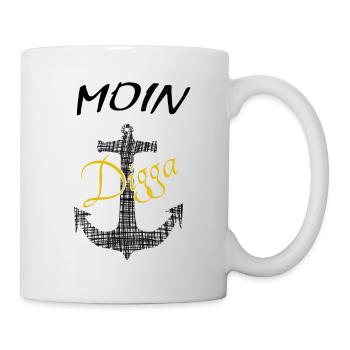 Anker Moin Digga - Tasse - Weiß - Rechts