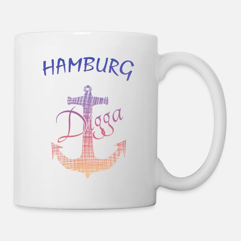 Hamburg Digga - Tasse - Weiß