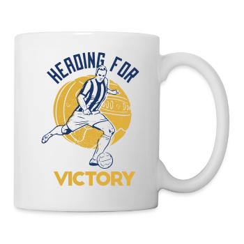 Heading For Victory Retro Cool Football Designs - Mug - white - Right