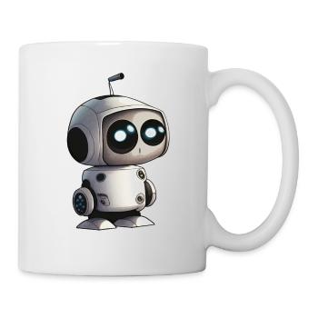 Cute robot cartoon pixar style - Mug - white - Right