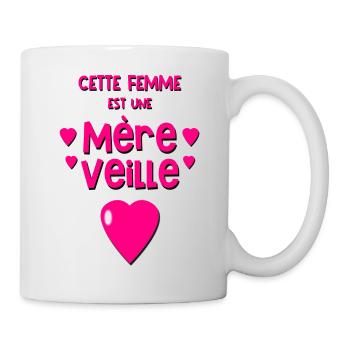 cette femme est une merveille cadeau - Mug blanc - blanc - Droite