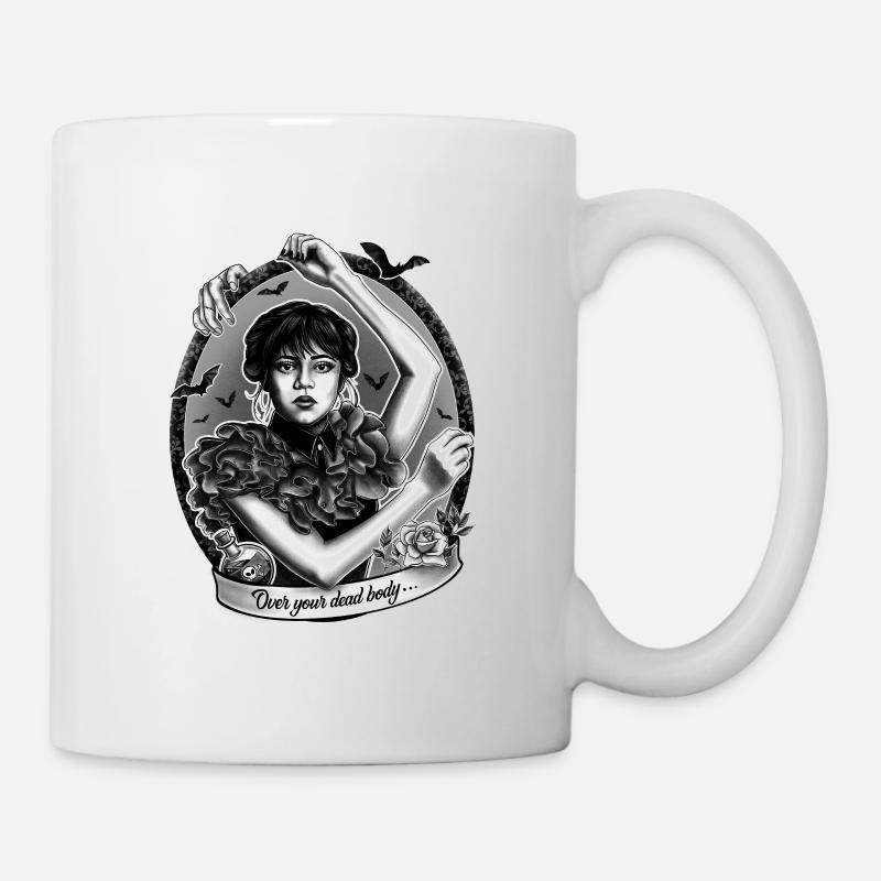 Mittwoch Addams - Tasse - Weiß