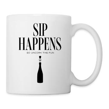 et Prosecco - Sip Happens - Mug blanc - blanc - Droite