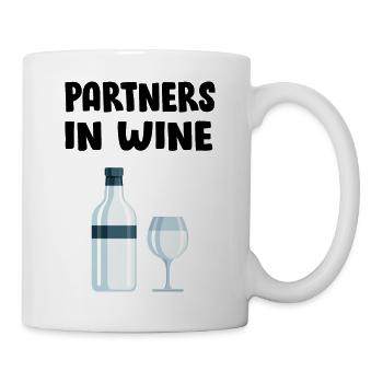 Bier Wein Whiskey Schnaps Alkohol - Tasse - Weiß - Rechts