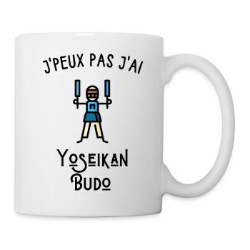 je peux pas j'ai yoseikan budo - Mug blanc - blanc - Droite