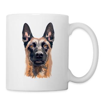 Head of Malinois - Mug - white - Right