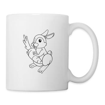 Rabbit, rabbit, gift, gift idea - Mug - white - Right