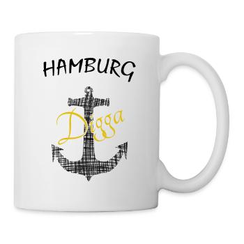Anker Hamburg Digga - Tasse - Weiß - Rechts