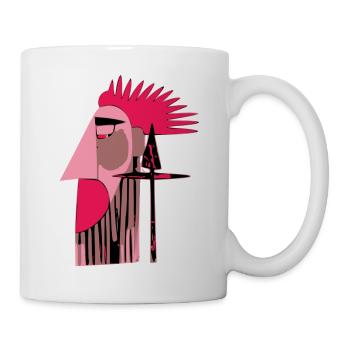 Futuristic retro punk - Mug - white - Right