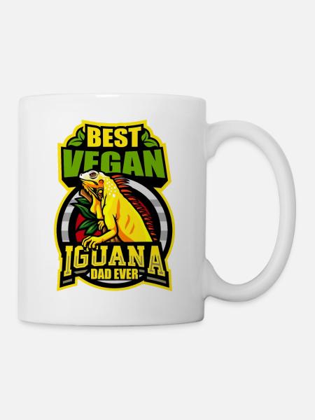 Leguan - Tasse - Weiß