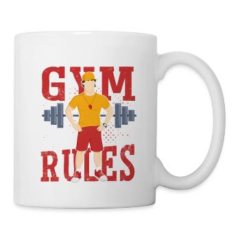 My Gym My Rules School Physical Education - Mug - white - Right