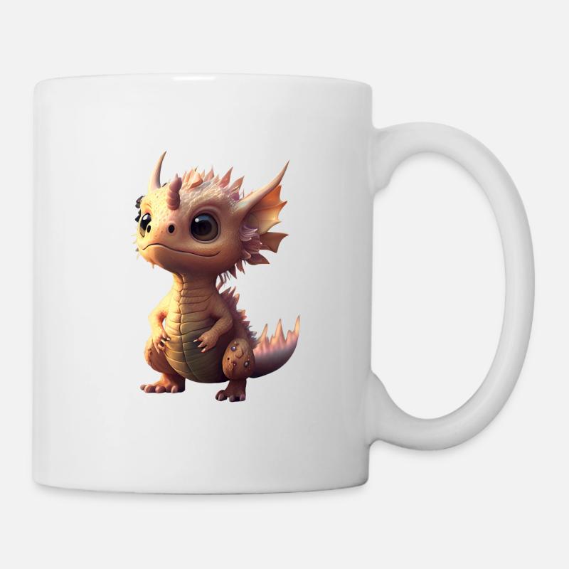 Little Cute Dragon 1 - Mug - white