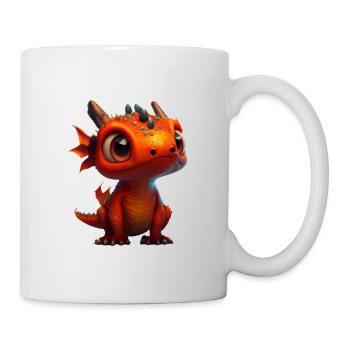 Petit dragon mignon 9 - Mug blanc - blanc - Droite
