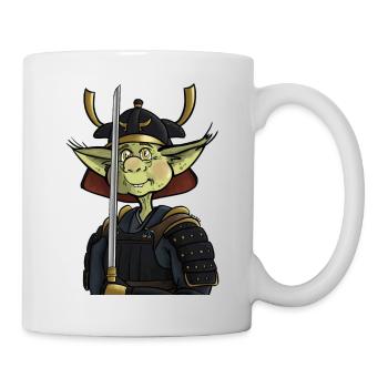 Korrigan samouraï - Mug blanc - blanc - Droite