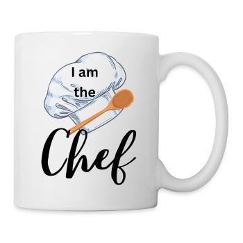 I am the Chef - Tasse - Weiß - Rechts
