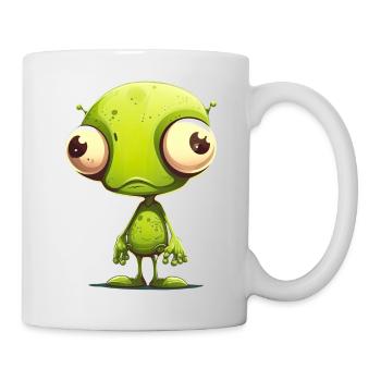 Alien - Tasse - Weiß - Rechts