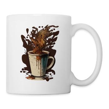 L’heure du café! - Mug blanc - blanc - Droite