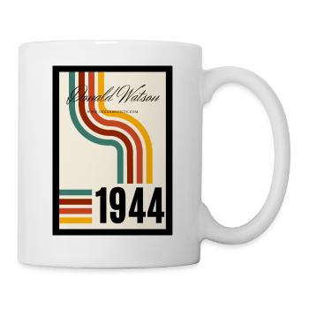 Retro Vegan - Tasse - Weiß - Rechts