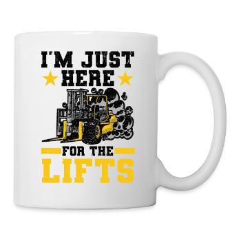 Gabelstaplerfahrer - Tasse - Weiß - Rechts