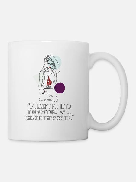 Independent Woman - Tasse - Weiß