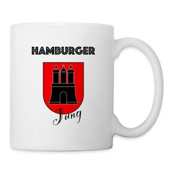 Hamburger Jung - Tasse - Weiß - Rechts