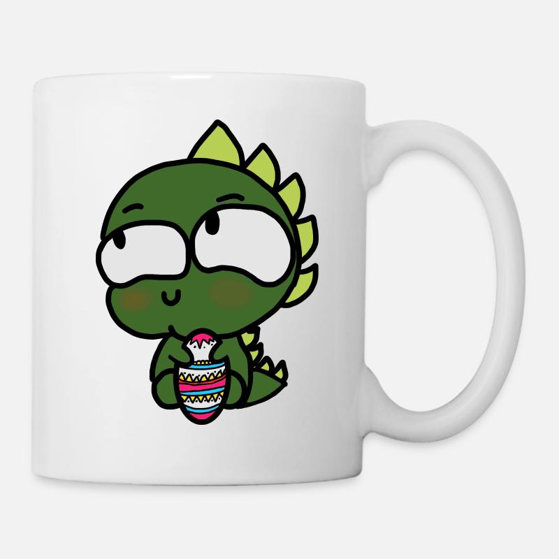 Oster dino - Tasse - Weiß