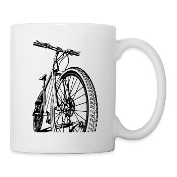 Bike, mountain bike, MTB, bicycle, extreme sports - Mug - white - Right