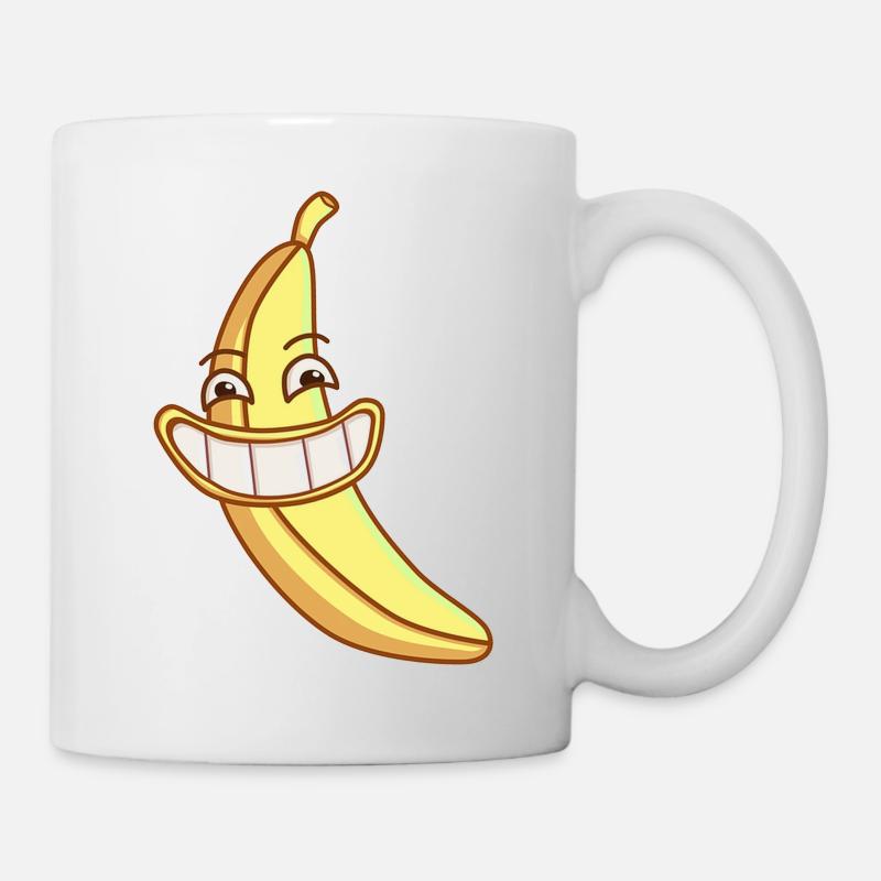 Funny Banane - Tasse - Weiß