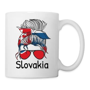 Slovakia flag vintage Slovak flag homeland - Mug - white - Right