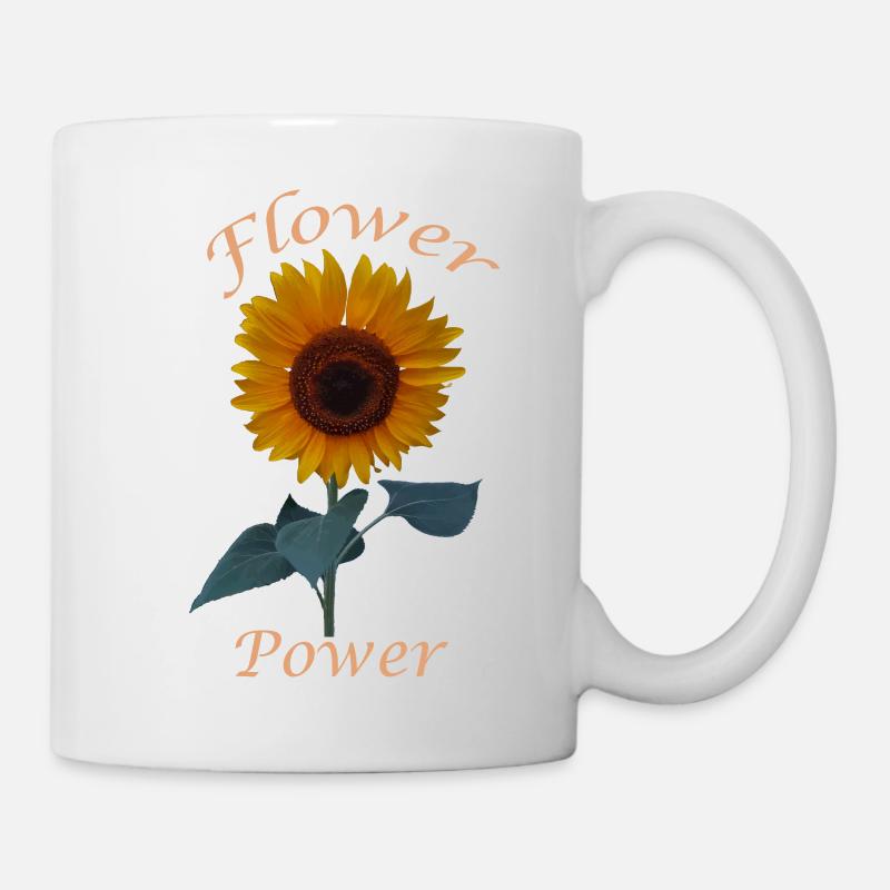 Pouvoir des fleurs - Mug blanc - blanc
