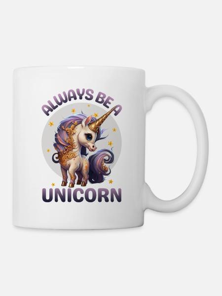 Soyez toujours une licorne - Mug blanc - blanc