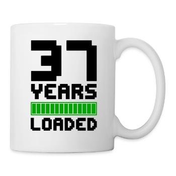 37 Years Loaded 37th Birthday - Mug - white - Right