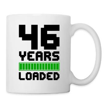46 Years Loaded 46th Birthday - Mug - white - Right