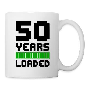 50 Years Loaded 50. Geburtstag - Tasse - Weiß - Rechts