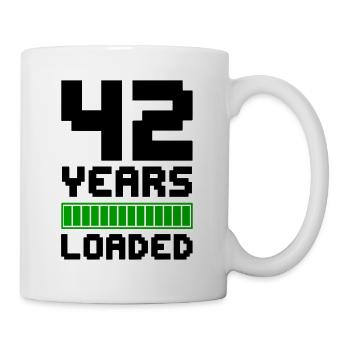 42 Years Loaded 42nd Birthday - Mug - white - Right